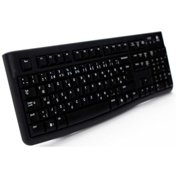 LOGITECH K120 F USB KABLOLU KLAVYE SİYAH 920-004163