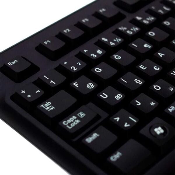 LOGITECH K120 F USB KABLOLU KLAVYE SİYAH 920-004163