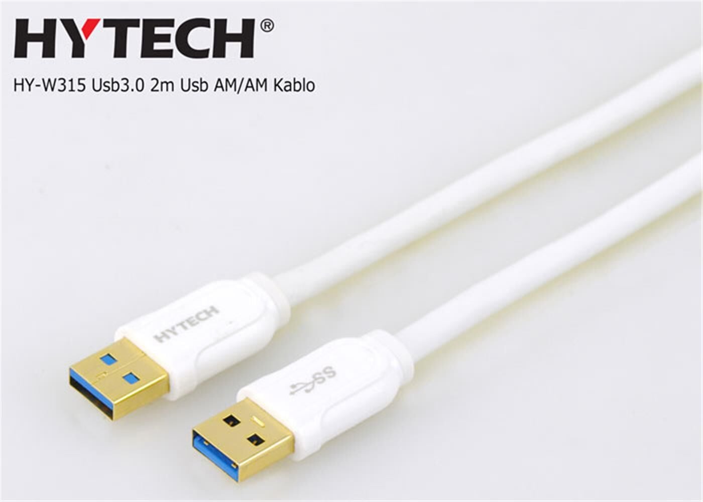 Hytech HY-W315 2 m İki Ucu Erkek USB Kablo