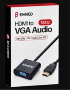 ENKADO EKD-HV10 HDMI TO 1080P VGA + AUDİO ADAPTER
