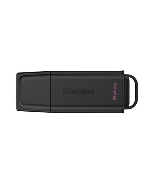 Kingston 64GB Portable USB 3.2 Gen 1 DataTraveler Exodia Black