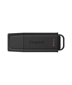 Kingston 64GB Portable USB 3.2 Gen 1 DataTraveler Exodia Black
