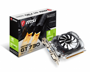 MSI GEFORCE N730-4GD3V2 GT730 4GB 128B DDR3 1XVGA 1XHDMI 1XDVI EKRAN KARTI