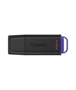 Kingston 512GB Portable USB 3.2 Gen 1 DataTraveler Exodia Black/Purple