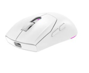 Rampage PROTE M5 PRO Kablosuz Beyaz RGB Ledli Şarjlı 26000 DPI 3395 Sensor Gaming Oyuncu Mouse