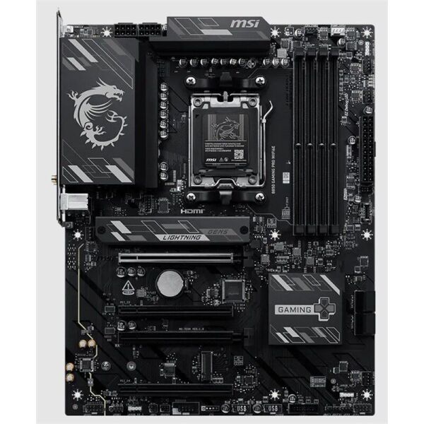 MSI MB B850 GAMING PRO WIFI6E DDR5 8200MT/S 1XHDMI 1XDP 2XM.2 USB ATX AM5 (AMD AM5 9000/8000/7000 SERİLERİ İLE UYUMLU)