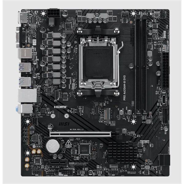 MSI PRO A620AM-B EVO DDR5 6800MT/S 1XHDMI 1XVGA 1XM.2 USB MATX AM5 (AMD AM5 9000/8000/7000 SERİ İLE UYUMLU)