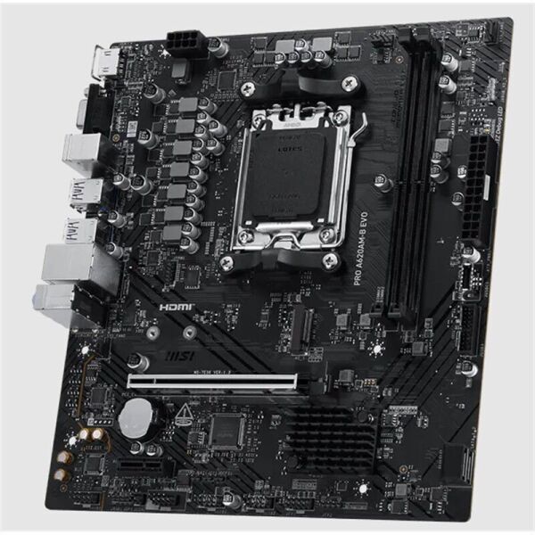 MSI PRO A620AM-B EVO DDR5 6800MT/S 1XHDMI 1XVGA 1XM.2 USB MATX AM5 (AMD AM5 9000/8000/7000 SERİ İLE UYUMLU)