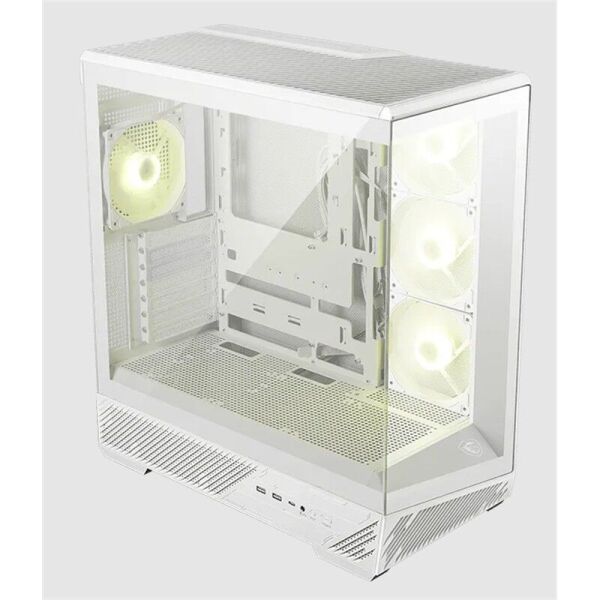 MSI MAG PANO 130R PZ TEMPERLİ CAM 3X120MM REVERSE ARGB 1X120MM ARGB FAN ATX PANORAMİK GAMİNG BİLGİSAYAR KASASI
