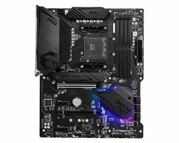 MSI MPG B550 GAMING PLUS DDR4 4400MHZ 1XHDMI 1XDP 2XM.2 USB 3.2 ATX AM4 (AMD AM4 5000/4000G/3000 SERİLERİ İLE UYUMLU)