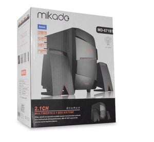 Mikado MD-671BT 2+1 40W RMS Siyah Usb+SD+Fm Destekli Multimedia Bluetooth Speaker