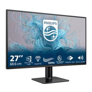 27 PHILIPS 27E2N2500/01 IPS 1MS 120HZ 1XHDMI 1XDP 2K QHD 2560X1440 FLICKER-FREE VESA SİYAH