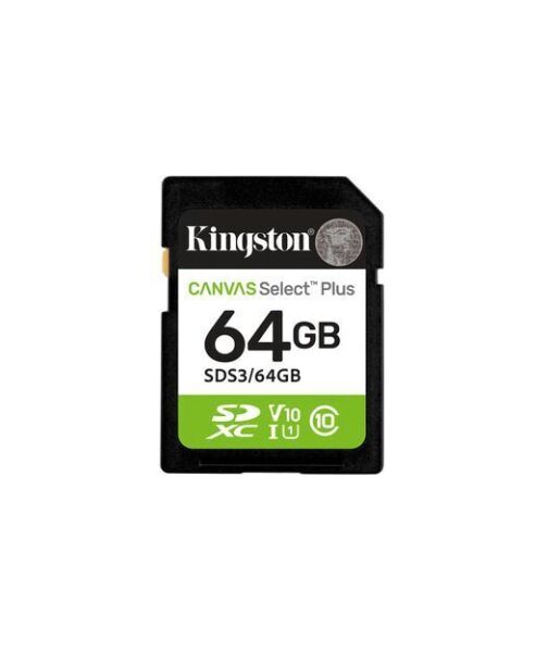 64GB SDXC Canvas Select Plus Gen3 100MB/s C10 UHS-I U1 V10