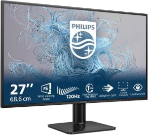 Philips 27'' 27E2N1110-01 1ms 120Hz 1920x1080 FullHD VGA HDMI (VESA) Siyah Monitör