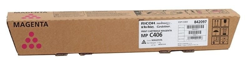 Ricoh MP C306 Magenta Kırmızı Orjinal Fotokopi Toneri MP C307-406 6.000 Syf.