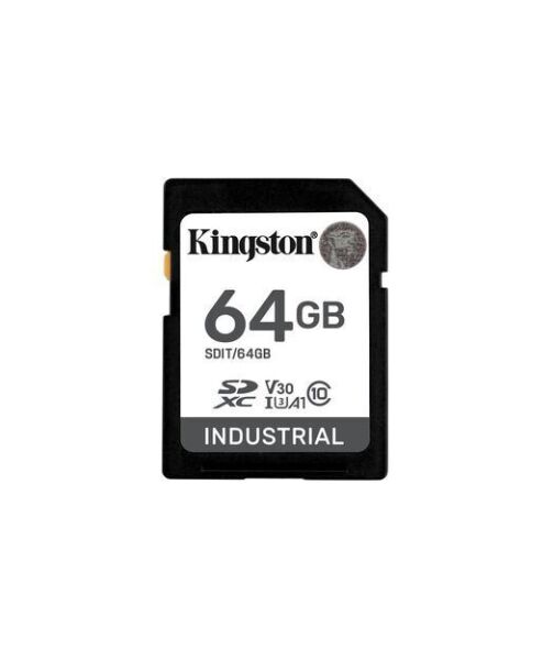 64GB SDHC Industrial -40C to 85C C10 UHS-I U3 V30 A1 pSLC