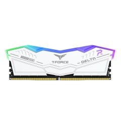 Team T-Force DELTA RGB White 32GB(2x16GB) 6400Mhz DDR5 Gaming Ram CL40 (FF4D532G6400HC40BDC01)
