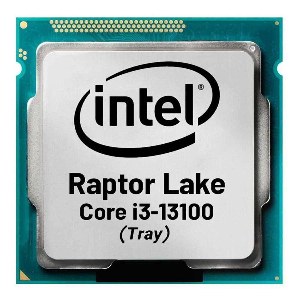 Intel Raptor Lake I3 13100 TRAY 3.40GHZ ~ 4.50GHZ 12MB 1700P Kutusuz İşlemci
