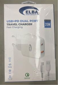 ELB44 ELBA 20W 2Lİ PD+USB TYPE-C SET