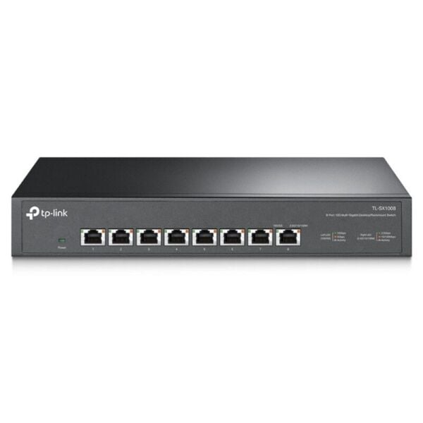 TP-LINK TL-SX1008 8 PORT 10G MULTI GIGABIT RJ45 METAL KASA RACKMOUNT SWITCH