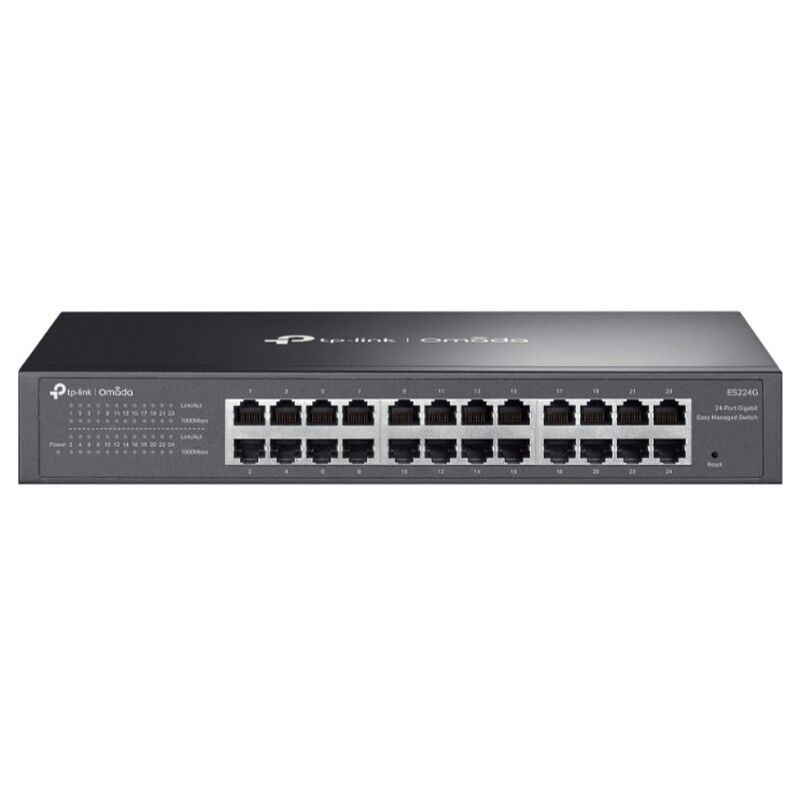 TP-LINK OMADA ES224G 24 PORT GIGABIT EASY YÖNETİLEBİLİR METAL KASA SWITCH
