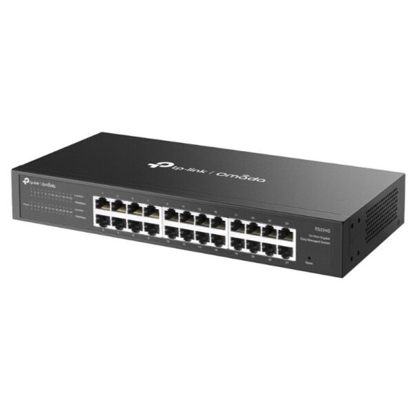TP-LINK OMADA ES224G 24 PORT GIGABIT EASY YÖNETİLEBİLİR METAL KASA SWITCH