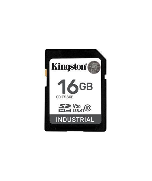 16GB SDHC Industrial -40C to 85C C10 UHS-I U3 V30 A1 pSLC
