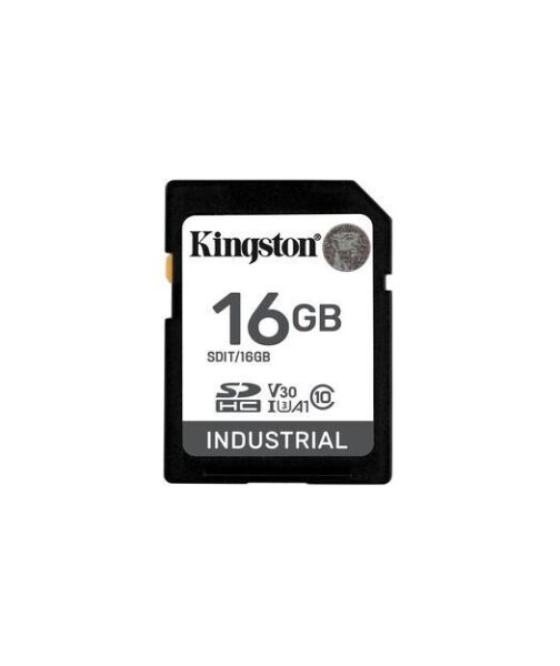 16GB SDHC Industrial -40C to 85C C10 UHS-I U3 V30 A1 pSLC