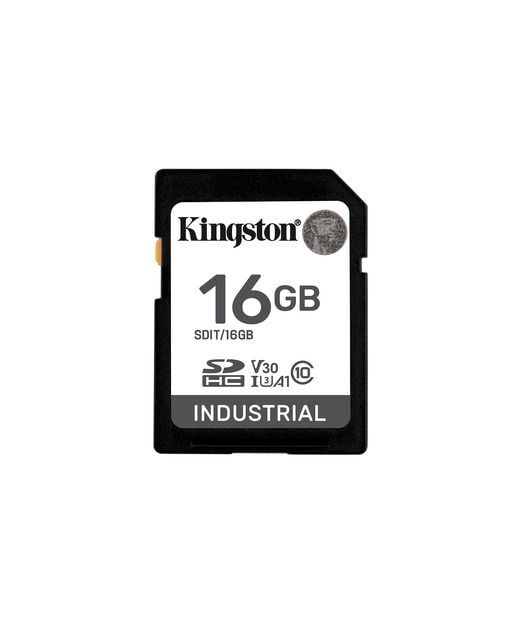16GB SDHC Industrial -40C to 85C C10 UHS-I U3 V30 A1 pSLC