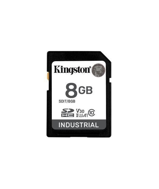 8GB SDHC Industrial -40C to 85C C10 UHS-I U3 V30 A1 pSLC