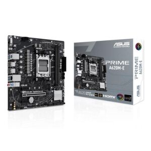 ASUS PRIME A620M-E DDR5 7000MHZ 1XVGA 1XHDMI 1XDP 1XM.2 USB 3.2 MATX AM5 (AMD AM5 9000/8000/7000 SERİLERİ İLE UYUMLU)