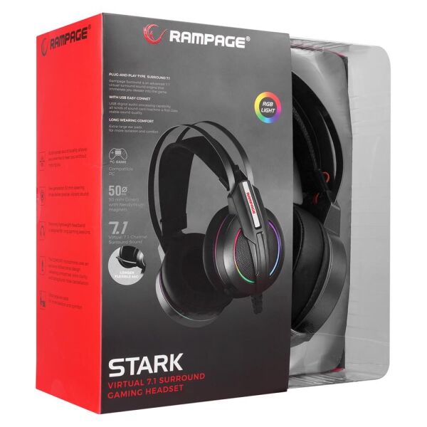 Rampage RETSU Beyaz-Gri Kablosuz 2.4G+ Bluetooth Kumaş Mikrofonlu Oyuncu Kulaklığı