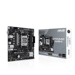 ASUS PRIME A620M-K DDR5 6400MHZ 1XVGA 1XHDMI 1XM.2 USB 3.2 MATX AM5 (AMD AM5 9000/8000/7000 SERİLERİ İLE UYUMLU)