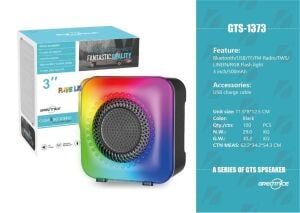 KTS 1373 Siyah Bluetooth M-sd-Usb RGB Ses Bombası