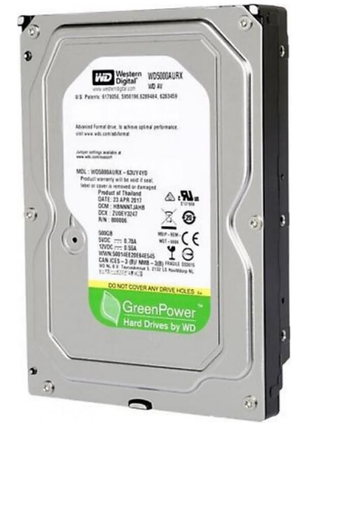 Wd 500Gb 3.5'' WD5000AURX SATA 3.0 5400 RPM Hard Disk