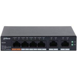 DAHUA CS4006-4ET-60 4 PORT 4XGE-2XGE YÖNETİLEBİLİR 60W POE SWİTCH