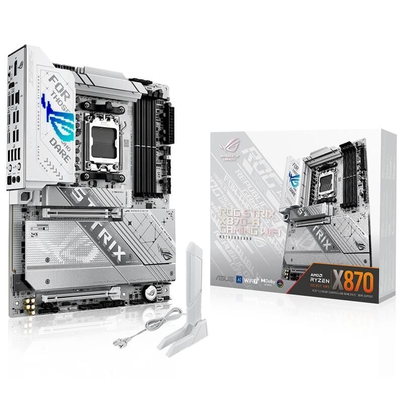 ASUS ROG STRIX X870-A GAMING WIFI DDR5 8000MHZ 1XHDMI 1XDP 4XM.2 2XUSB4 ATX AM5(AMD AM5 9000/8000/7000 SERİ İLE UYUMLU)