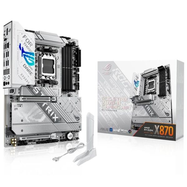 ASUS ROG STRIX X870-A GAMING WIFI DDR5 8000MHZ 1XHDMI 1XDP 4XM.2 2XUSB4 ATX AM5(AMD AM5 9000/8000/7000 SERİ İLE UYUMLU)