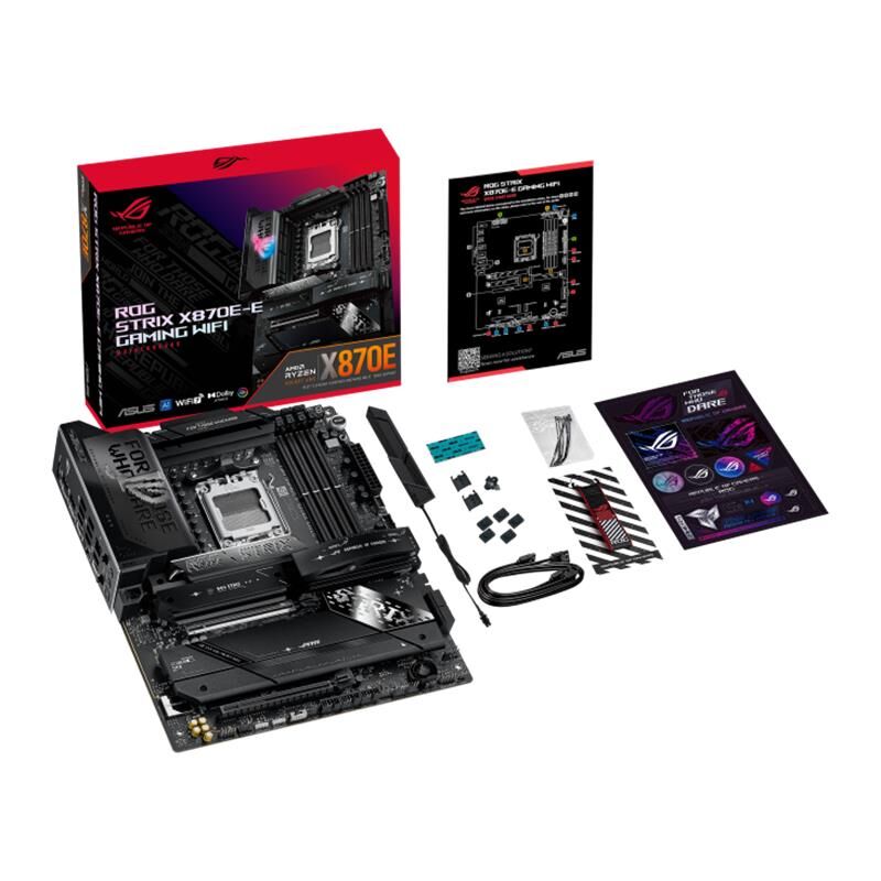 ASUS ROG CROSSHAIR X870E HERO DDR5 8000MHZ 1XHDMI 1XDP 4XM.2 AM5 ATX (AMD AM5 9000/8000/7000 SERİLERİ İLE UYUMLU)