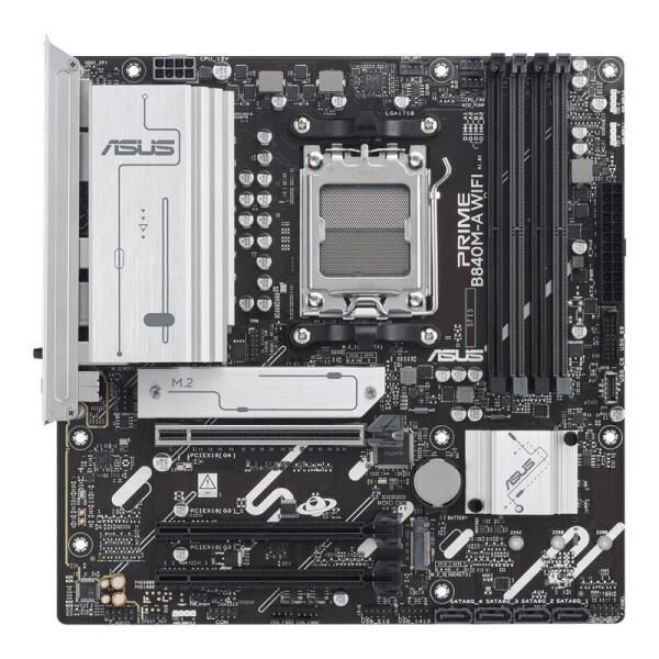 ASUS PRIME B840M-A WIFI DDR5 7600MT/S 1XHDMI 2XDP 3XM.2 MATX AM5 (AMD AM5 9000/8000/7000 SERİLERİ İLE UYUMLU)