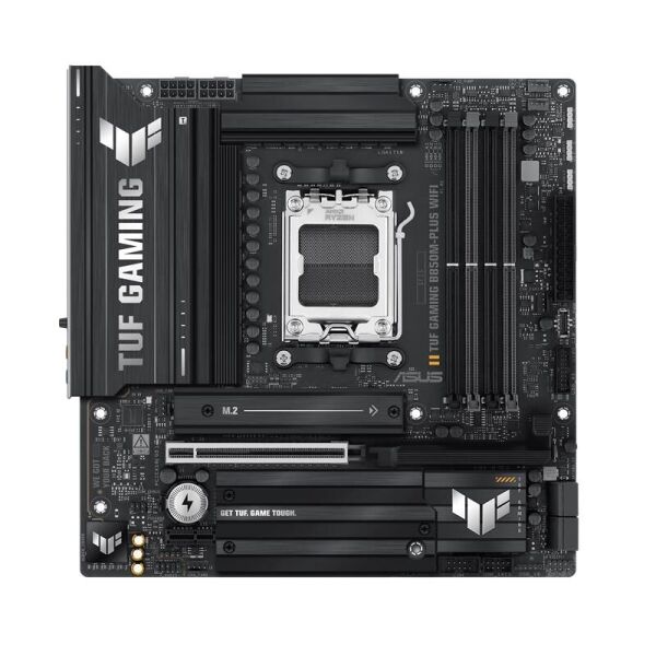 ASUS TUF GAMING B850M-PLUS WIFI DDR5 8000MHZ 1XHDMI 1XDP 3XM.2 MATX AM5 (AMD AM5 9000/8000/7000 SERİLERİ İLE UYUMLU)