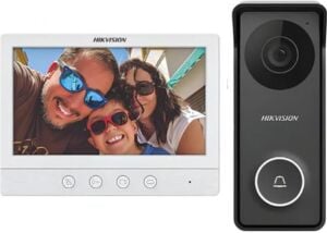 Hikvision DS-KIS213 7'' 4 Tellli Analog Vİdeo İnterkom Kit