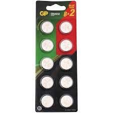 GP CR2032-E8 3V Lityum Düğme Pil 10'lu Paket