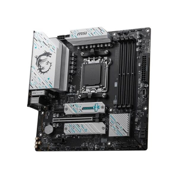 MSI B650M GAMING PLUS WIFI DDR5 6400MHZ 1XHDMI 1XDP 2XM.2 USB 3.2 MATX AM5 (AMD AM5 9000/8000/7000 SERİLERİ İLE UYUMLU)