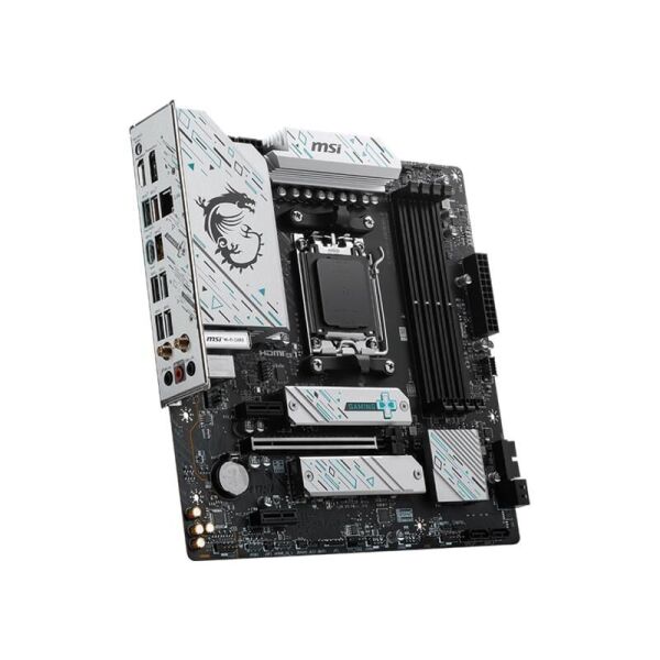 MSI B650M GAMING PLUS WIFI DDR5 6400MHZ 1XHDMI 1XDP 2XM.2 USB 3.2 MATX AM5 (AMD AM5 9000/8000/7000 SERİLERİ İLE UYUMLU)