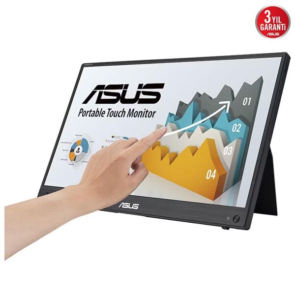 Asus 16'' ZenScreen Touch MB16AMTR 5ms 60Hz Full HD IPS Taşınabilir Dokunmatik Monitör