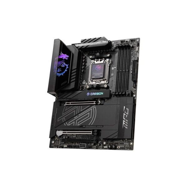 MSI MPG X870E CARBON WIFI DDR5 8400MT/S 1XHDMI 2XUSB4 4XM.2 ATX AM5 (AMD AM5 9000/8000/7000 SERİLERİ İLE UYUMLU)
