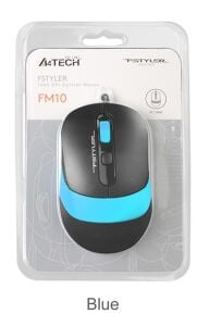 A4 Tech Fm10 Usb Fstyler Mavi Optik 1600 Dpı Mouse