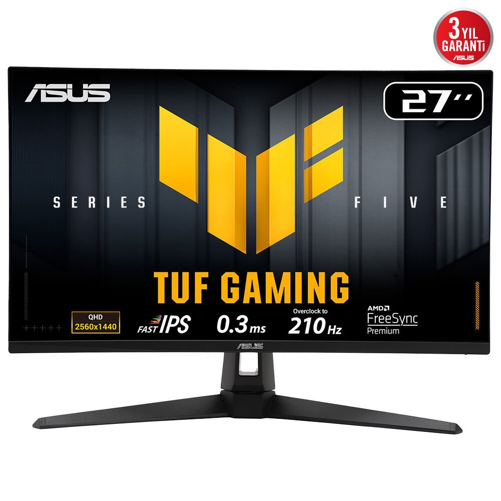 27'' ASUS TUF GAMING VG27AQ5A 0.3MS 210HZ 2K MONITOR
