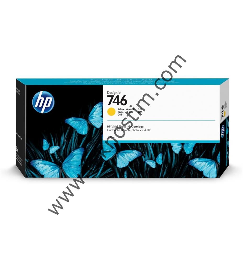 HP 746 Yellow Sarı 300 Ml Plotter Kartuşu P2V79A